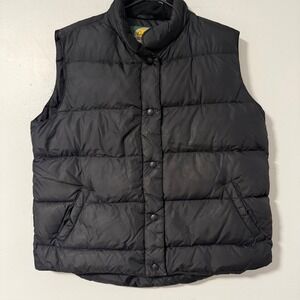 Cabelas Mens Puffer Vest Medium‎ Premier Northern Goose Down Black Outdoor Gear